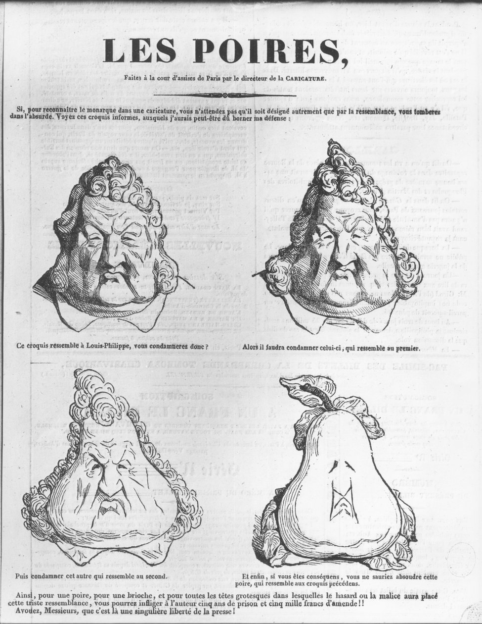 Le Pere, caricatura del re Luigi Filippo da 
