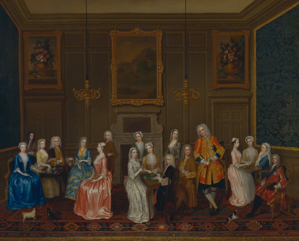 Tea Party a casa di Lord Harrington, St. James da Charles Philips