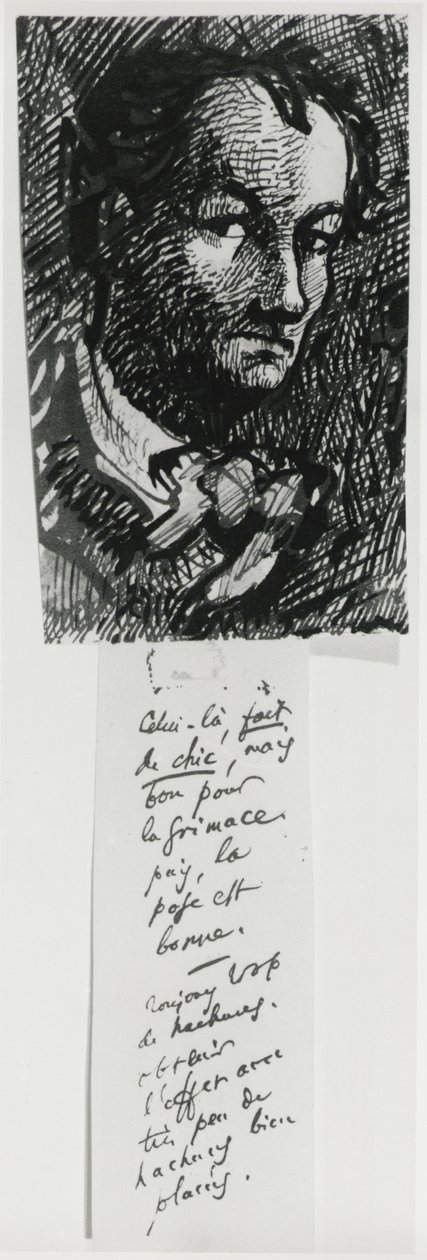 Autoritratto da Charles Pierre Baudelaire