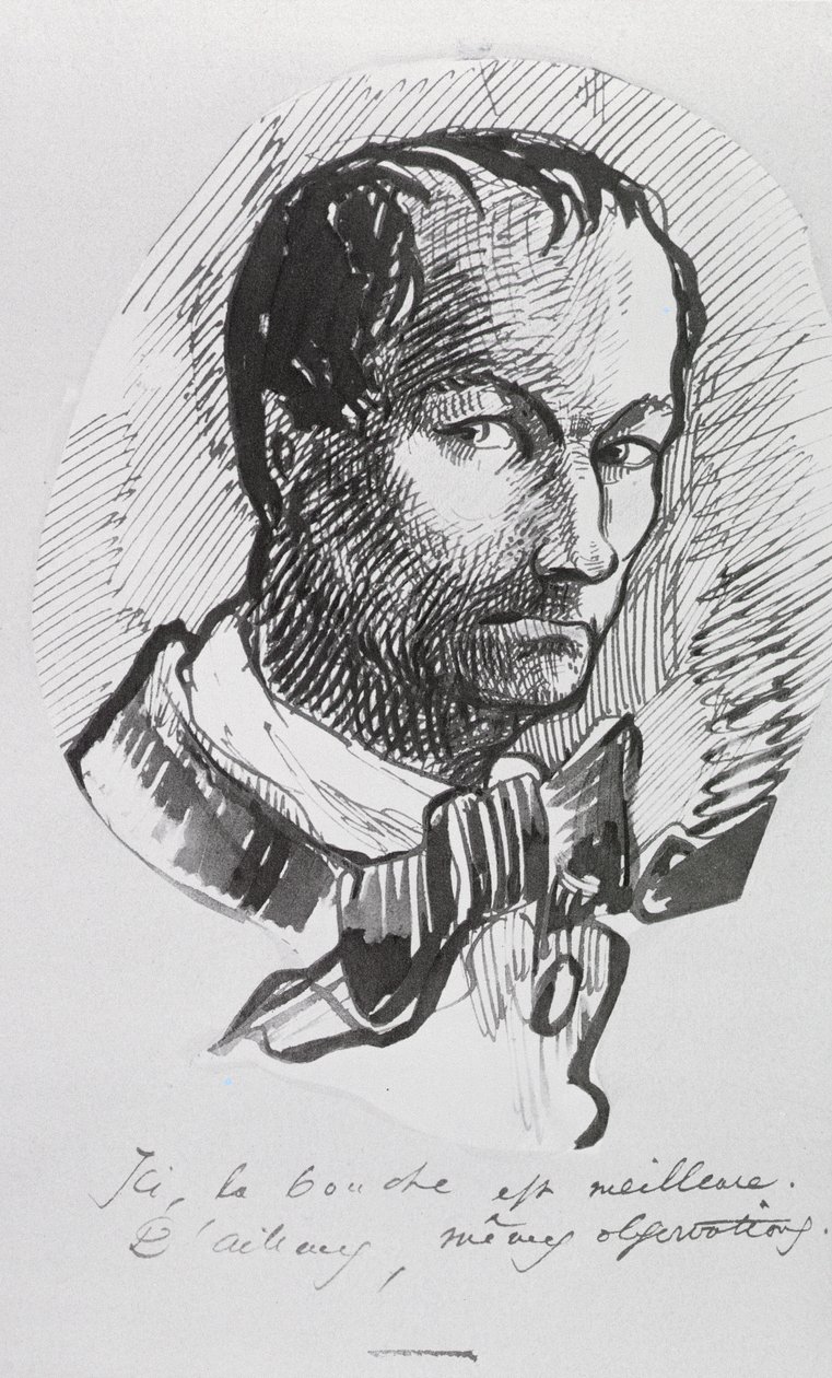 Autoritratto da Charles Pierre Baudelaire