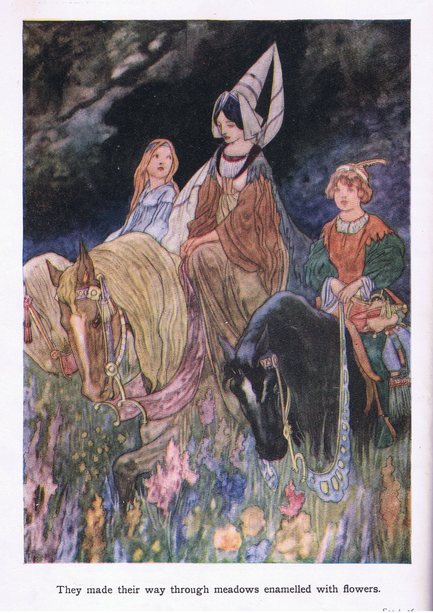 Si fecero strada attraverso prati smaltati di fiori da Charles Robinson