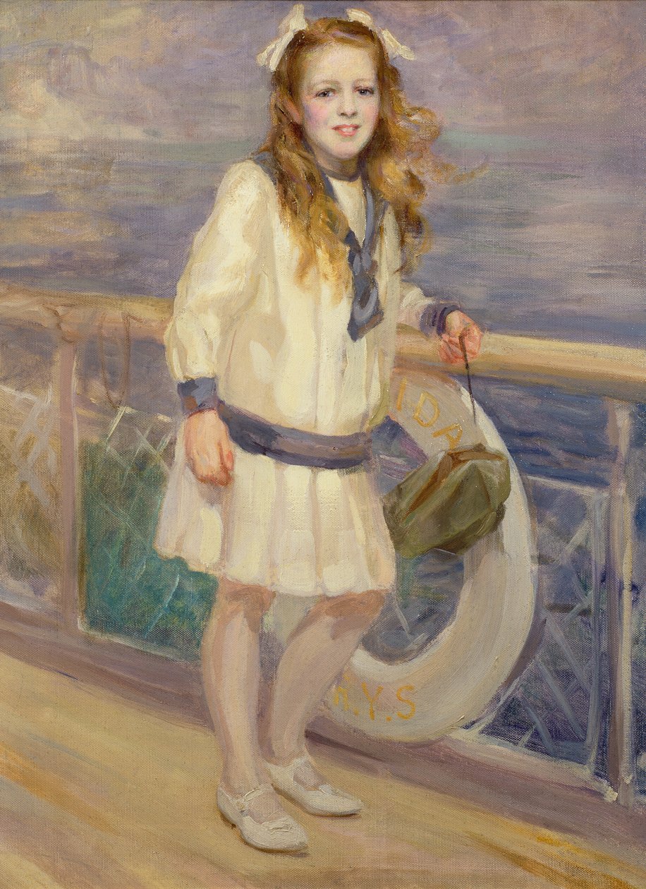 Ragazza in abito da marinaio da Charles Sims