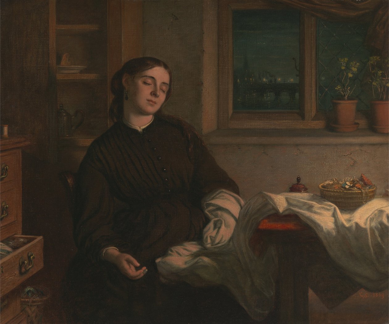Sogni di casa da Charles West Cope