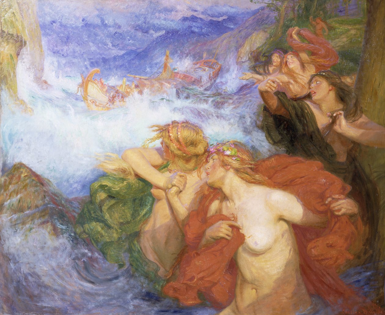 Le Sirene da Charles William Wyllie