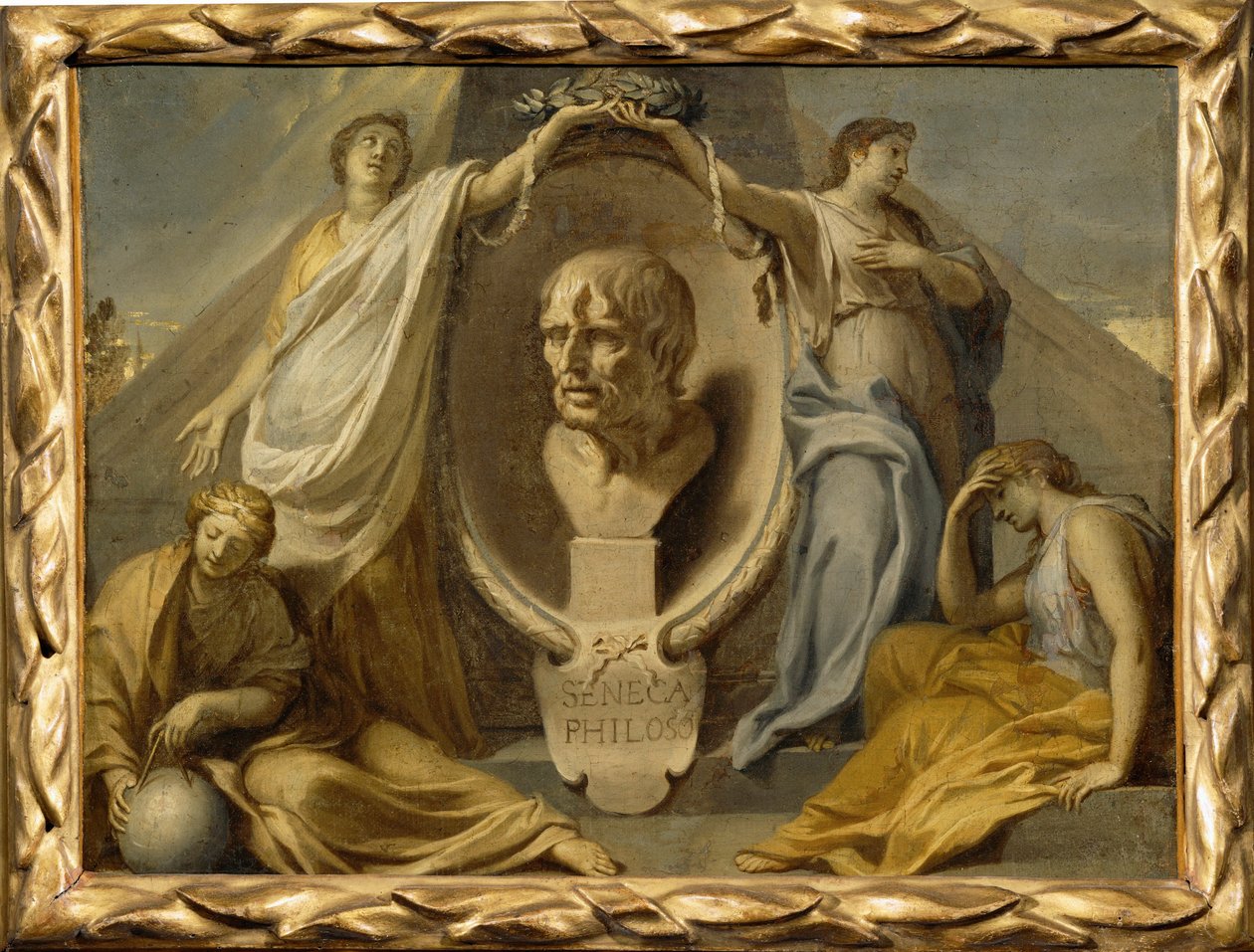 La tomba di Seneca ... da Charles (attr. to) Le Brun