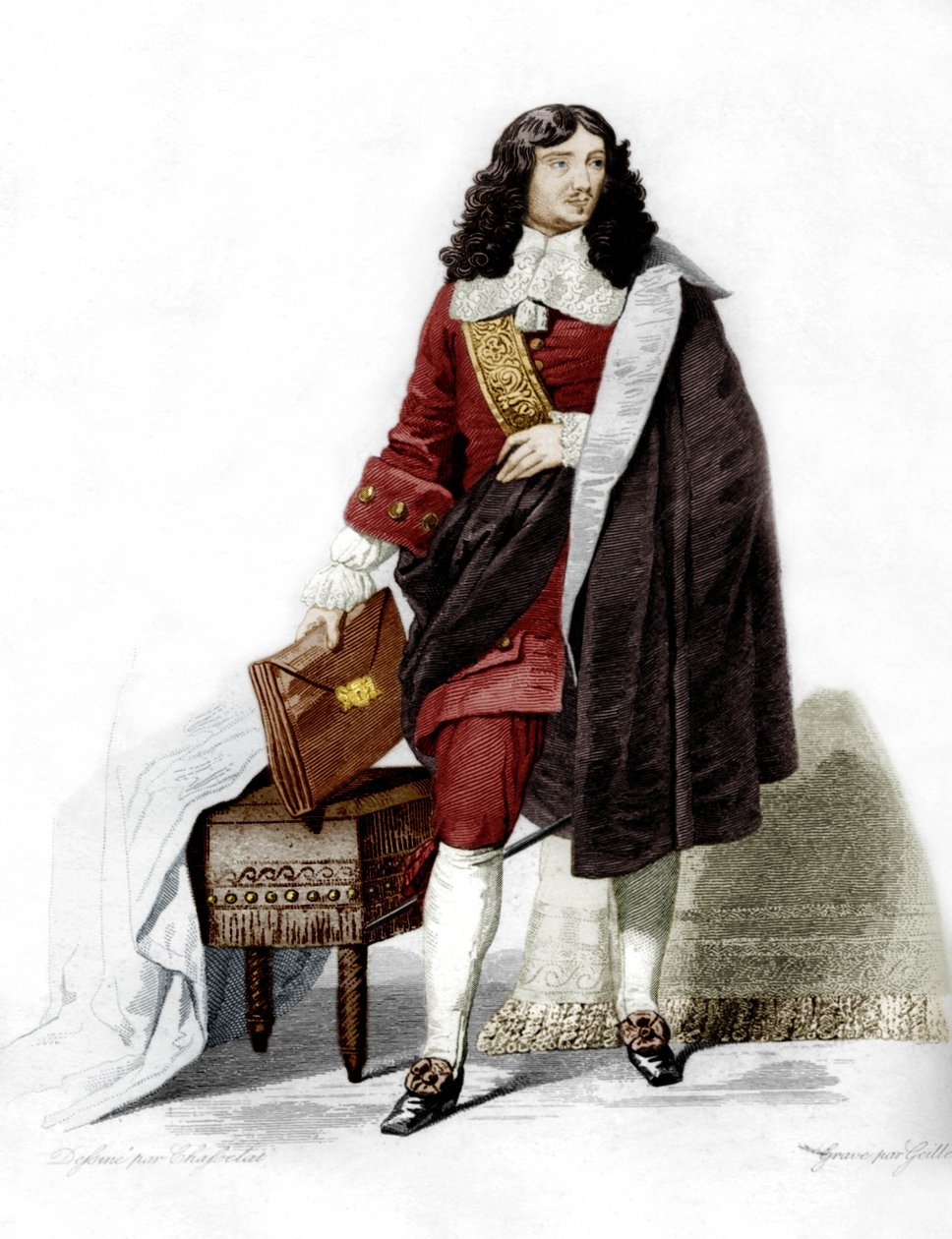 Jean-Baptiste Colbert da Charles Abraham (after) Chasselat