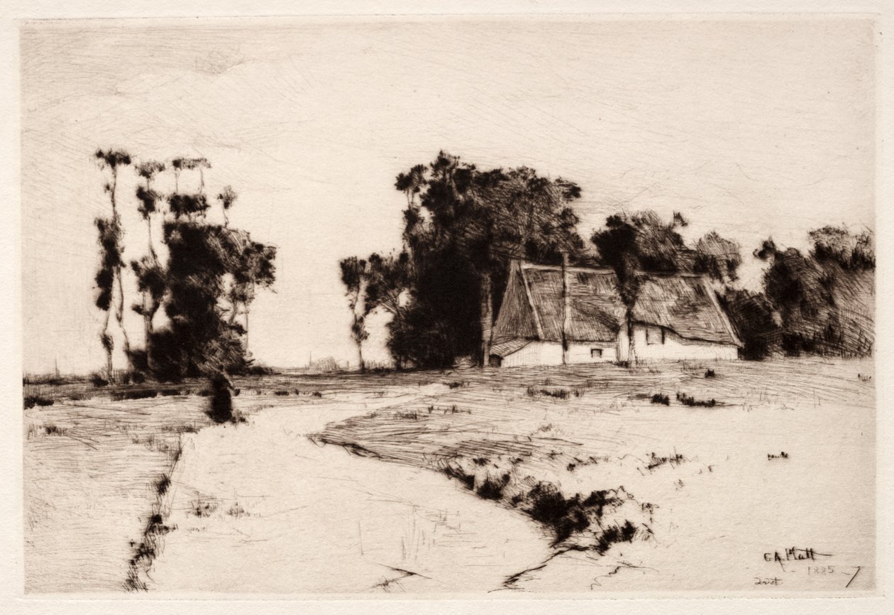 Alberi di Bretagna, 1885-1887 da Charles Adams Platt