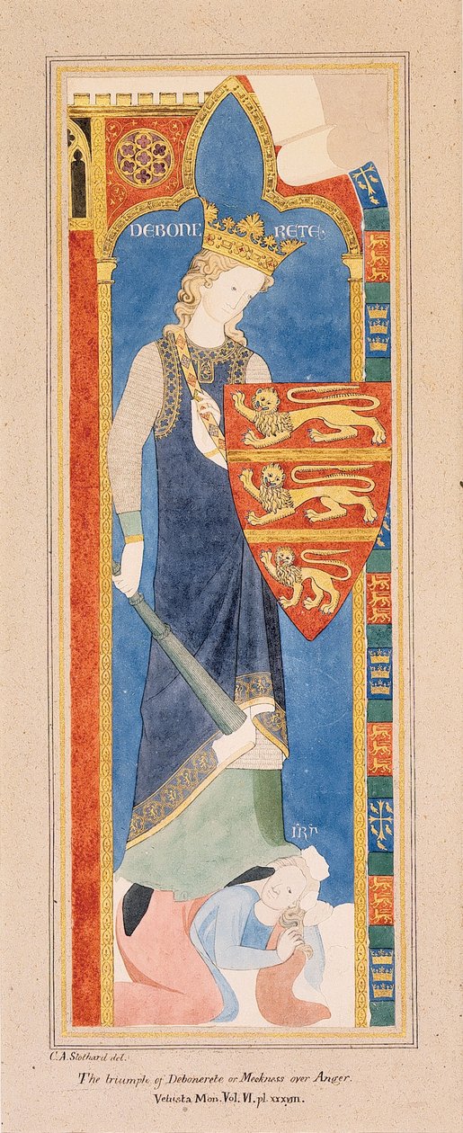 Le virtù Larghezza e Debonerete da Charles Alfred Stothard