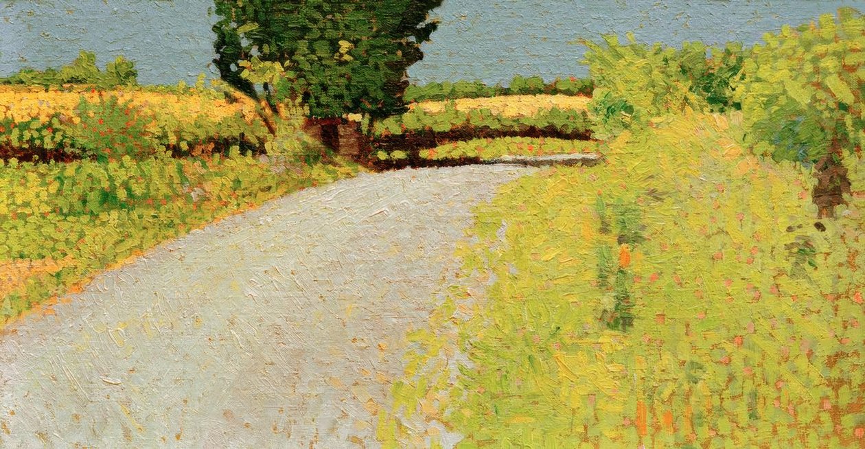Sentiero in campagna da Charles Angrand
