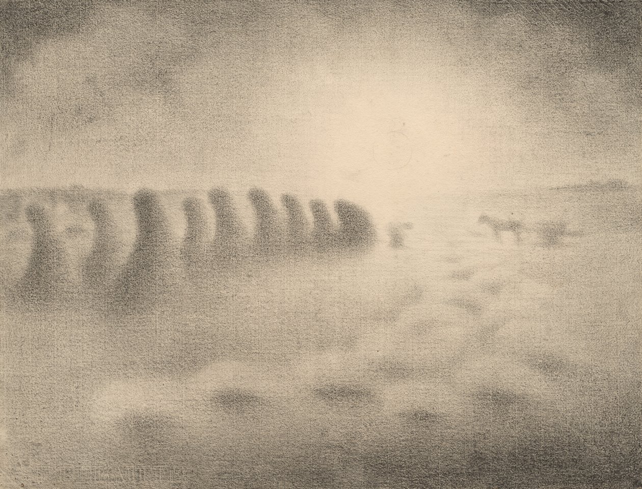 Fine del Raccolto da Charles Angrand