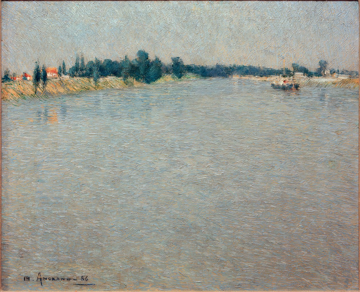 La Senna - la mattina da Charles Angrand