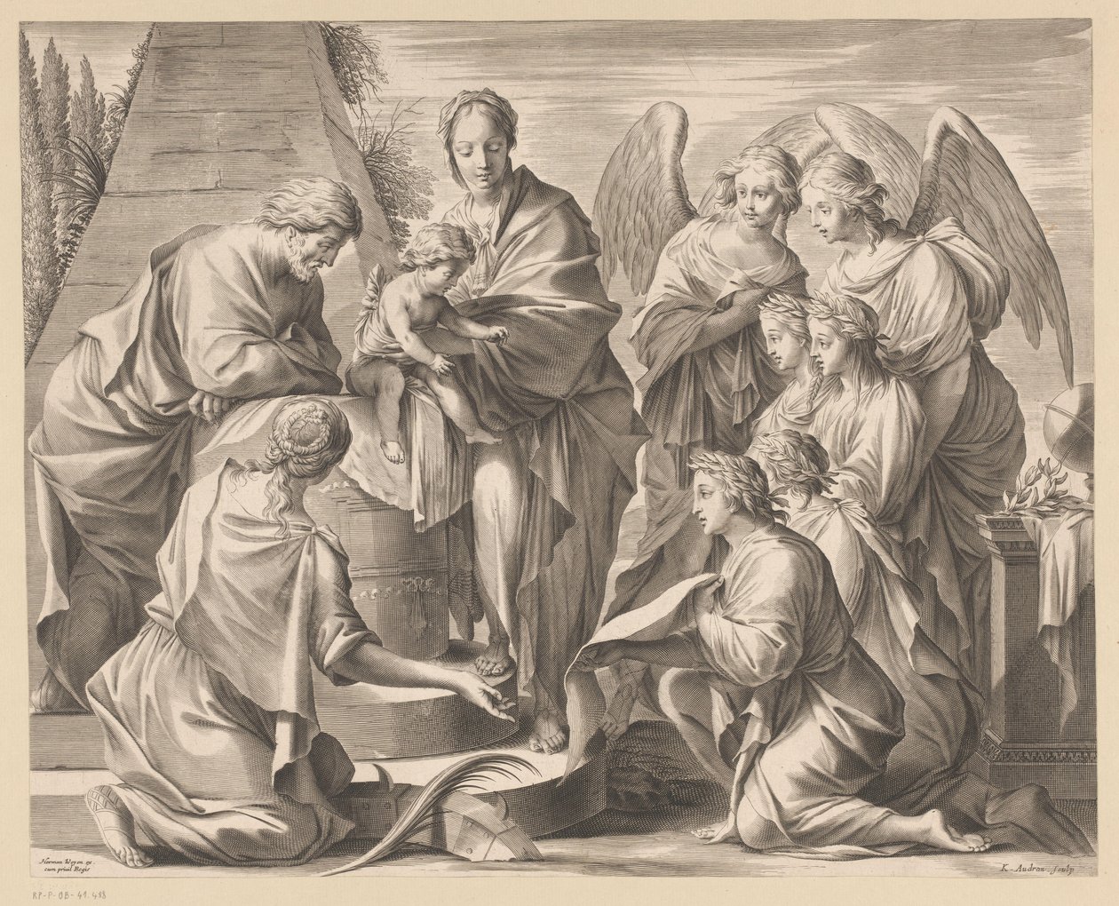 Educazione di Cristo da Charles Audran
