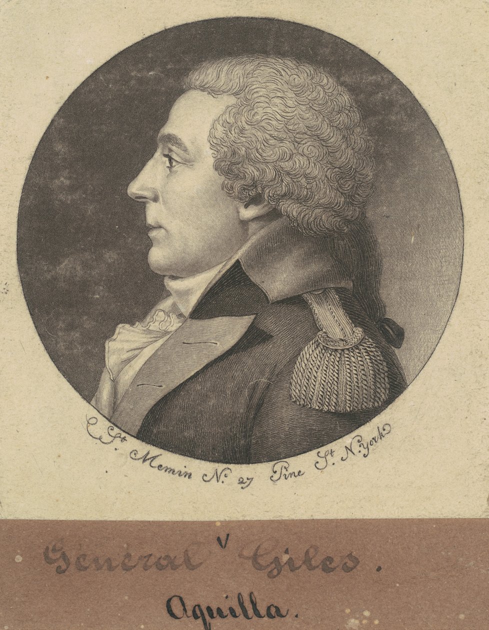 Aquila Giles da Charles B. J. Févret de Saint Mémin
