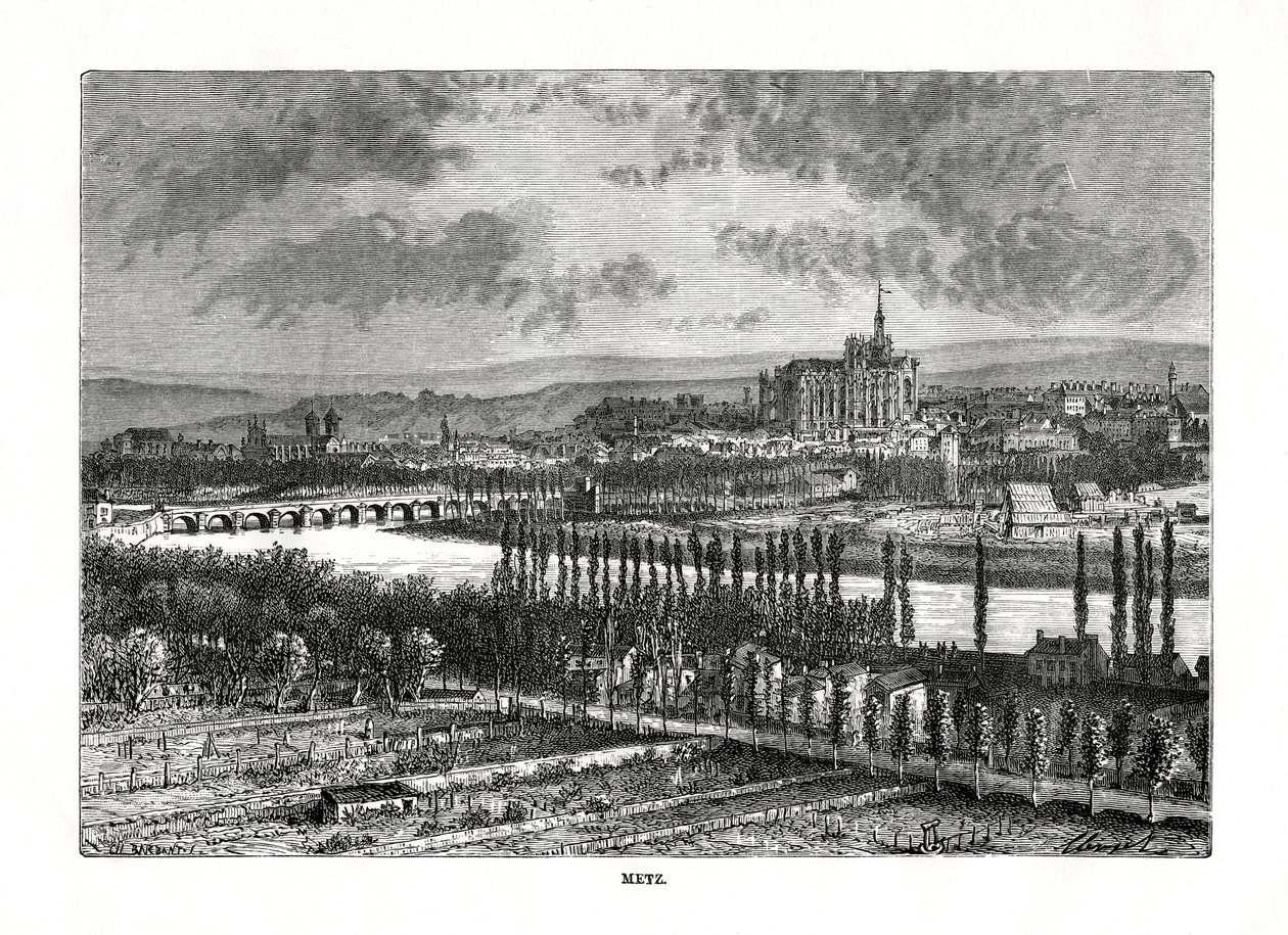 Metz, Francia, XIX secolo da Charles Barbant