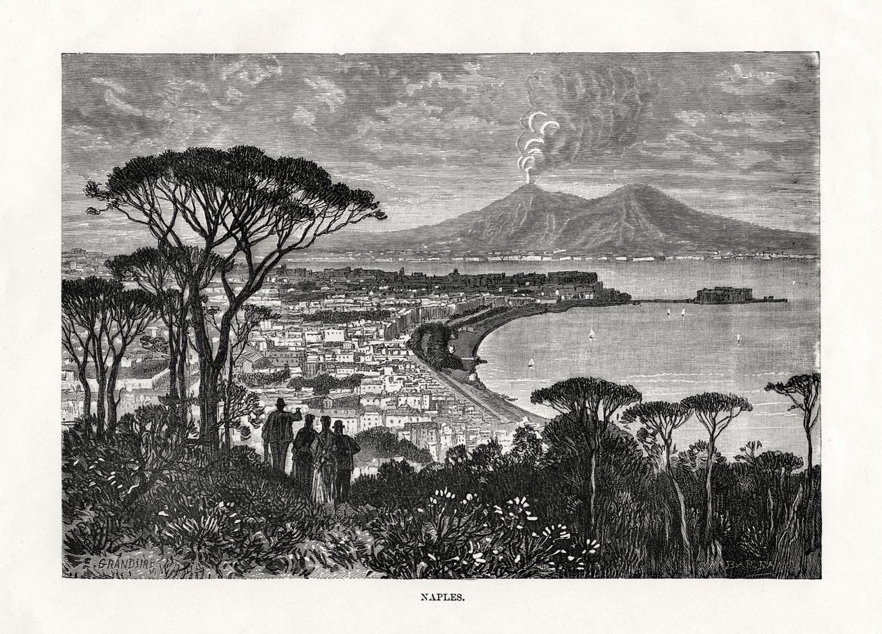 Napoli, Italia da Charles Barbant