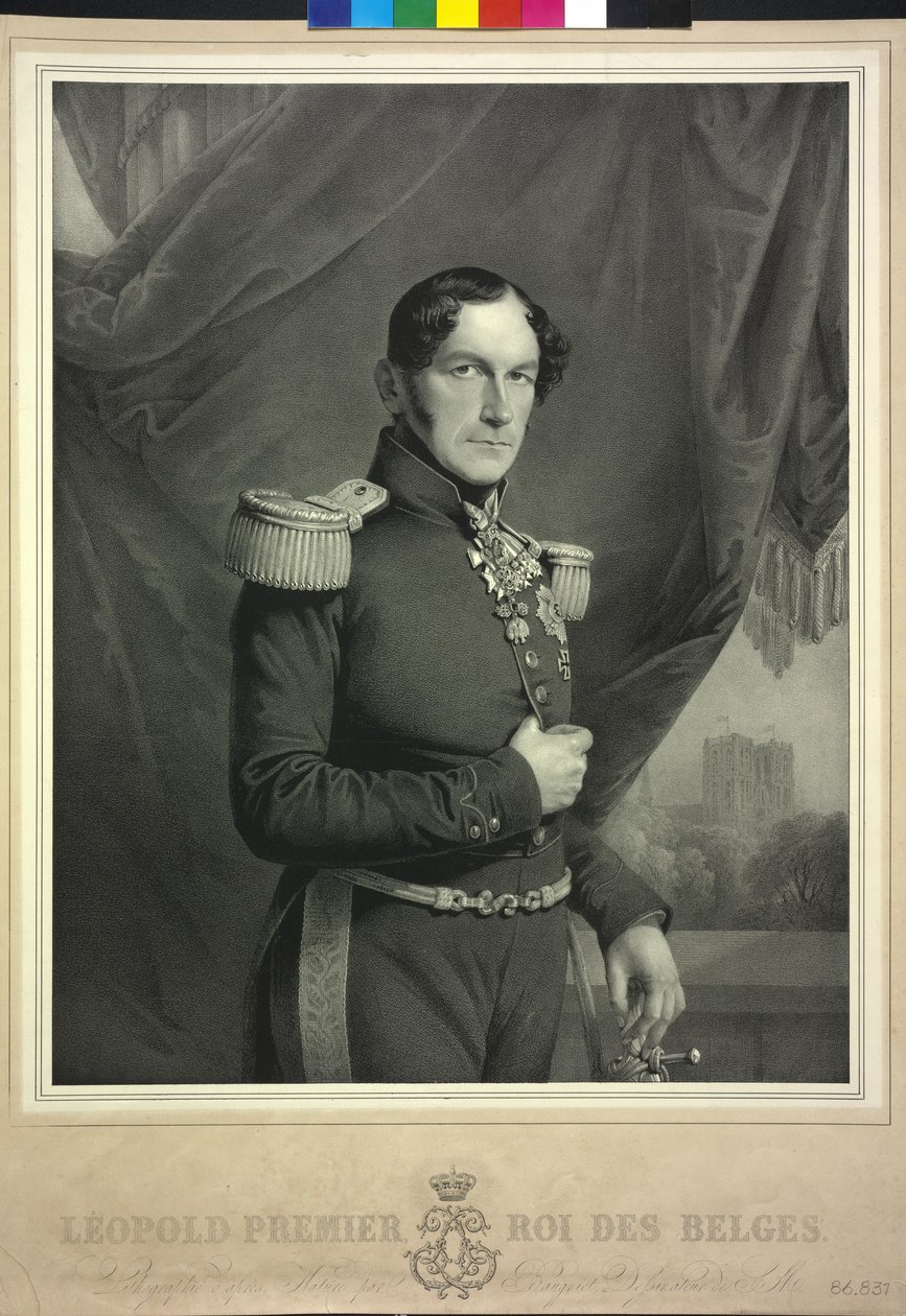 Re dei Belgi Leopoldo I da Charles Baugniet