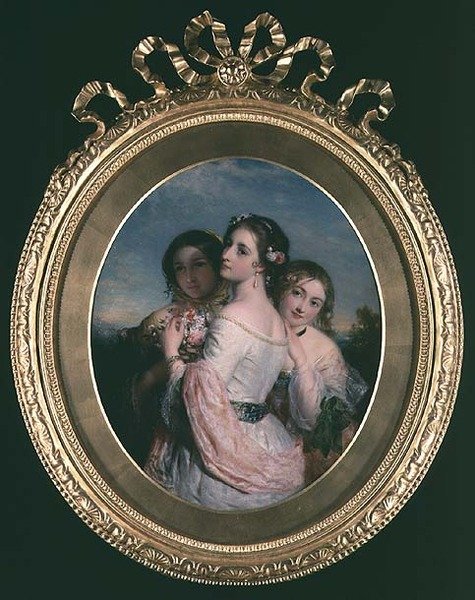 Tre Bellezze, c.1845 da Charles Baxter