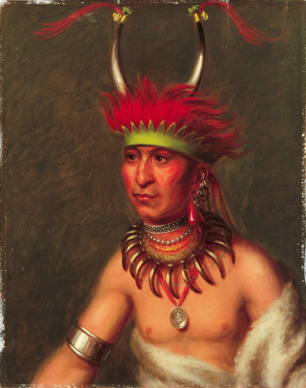 Monchousia (White Plume), Kansa da Charles Bird King