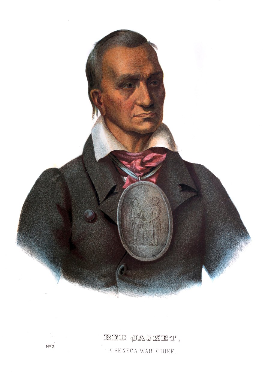 Red Jacket, un capo di guerra Seneca da Charles Bird King