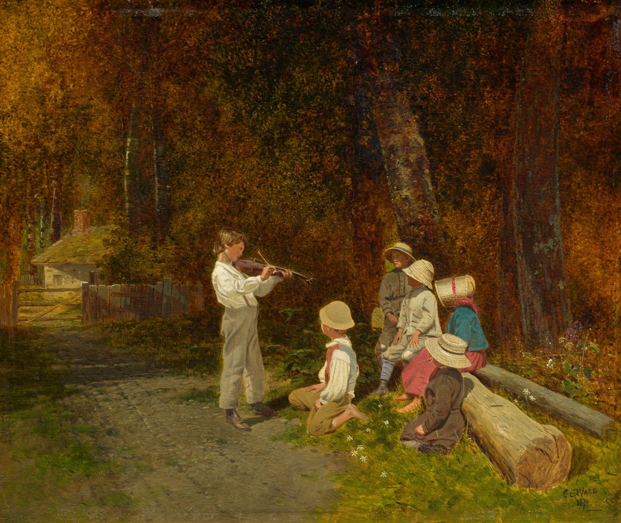 La Sua Prima Apparizione in Pubblico da Charles Caleb Ward