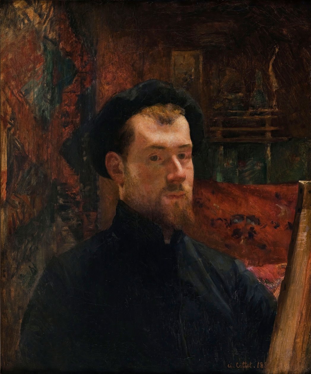Autoritratto, c. 1886-1888 da Charles Cottet