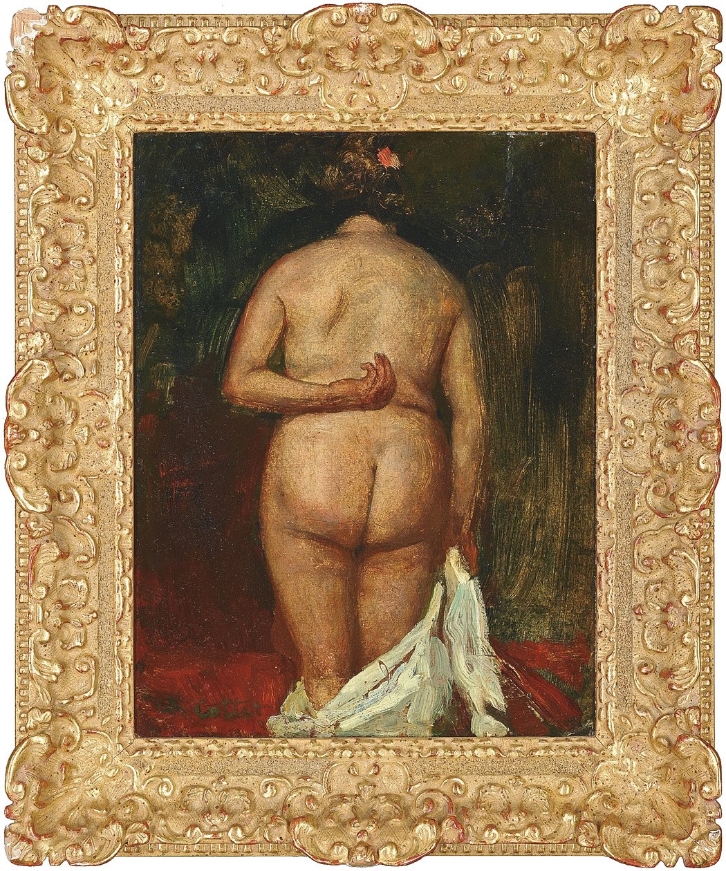 Il retro del nudo da Charles Cottet