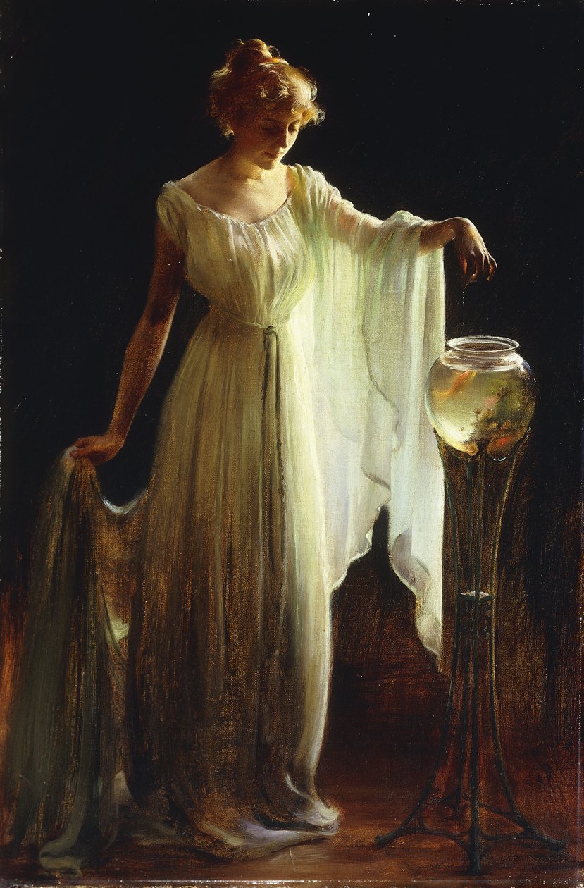 I pesci rossi da Charles Courtney Curran