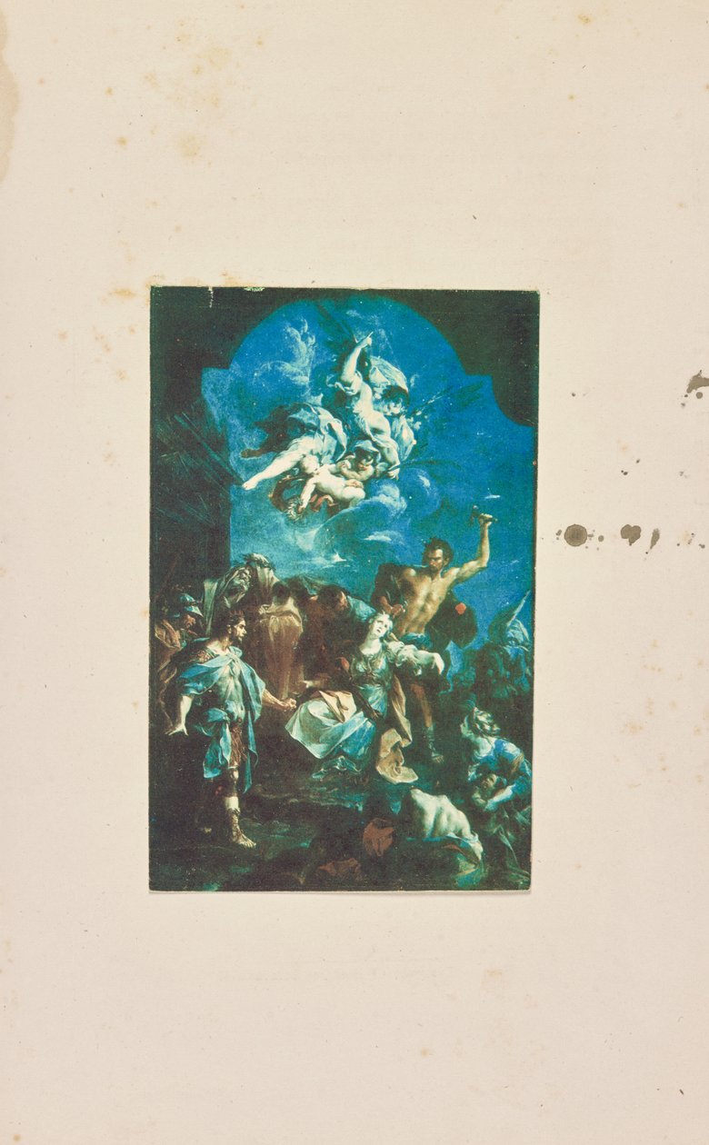 [Pittura di una scena con angeli] da Charles Cros