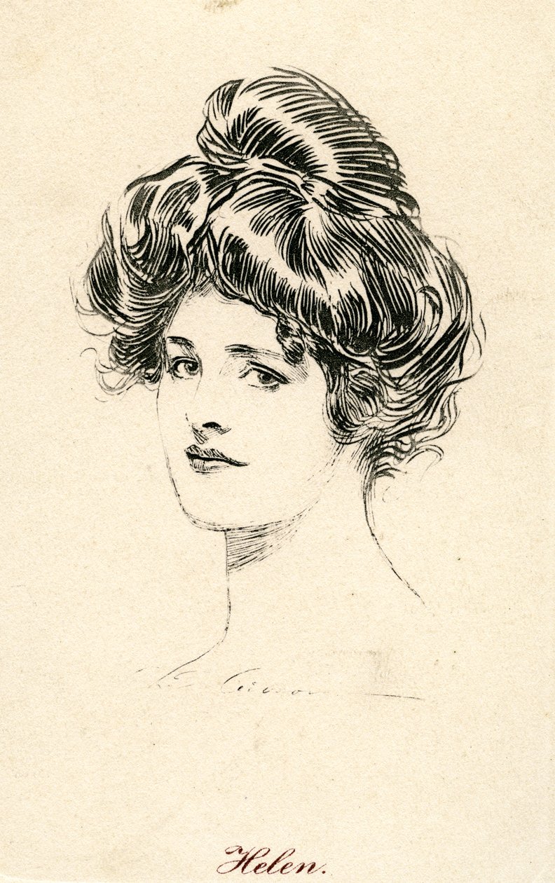 Helen, una ragazza Gibson da Charles Dana Gibson