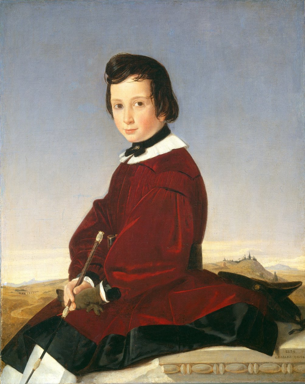 Ritratto di una giovane cavallerizza da Charles David