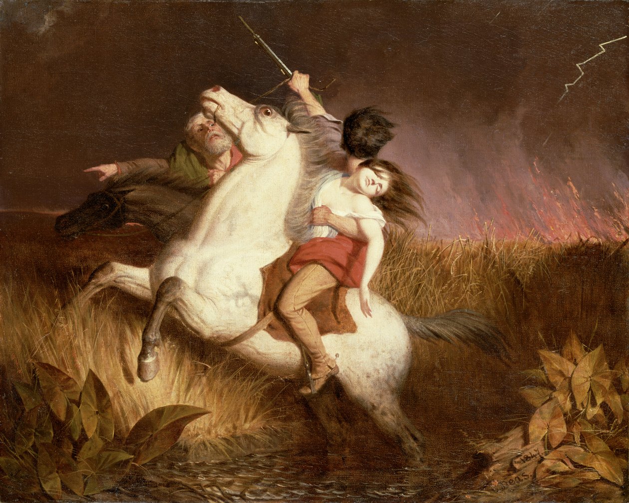 Incendio della prateria da Charles Deas