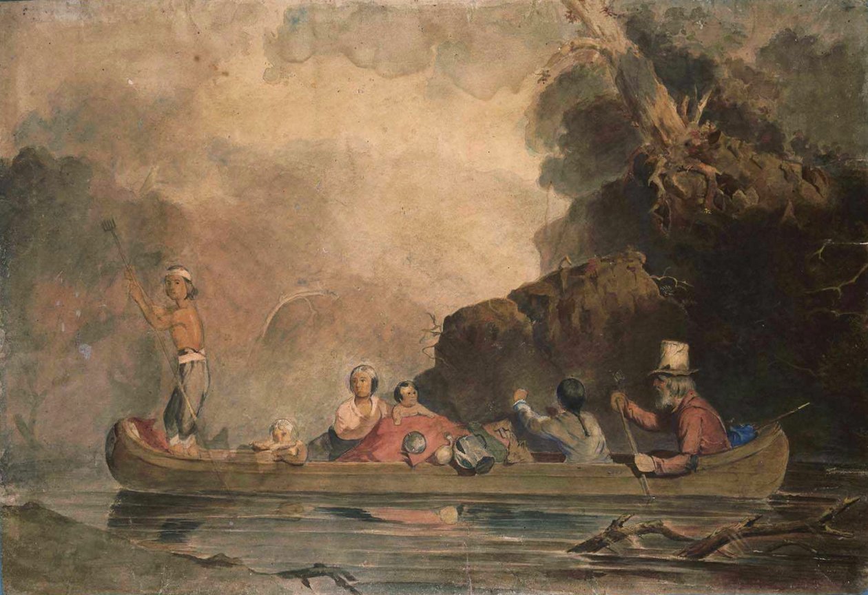 Il trapper e la sua famiglia da Charles Deas