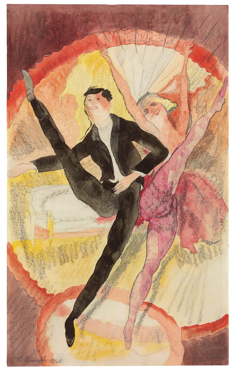 Nel vaudeville: due ballerini da Charles Demuth
