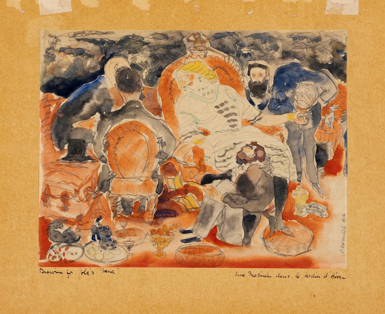 Nana e i suoi uomini da Charles Demuth