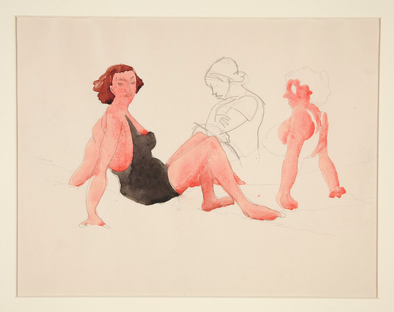 Tre Donne sulla Spiaggia, Provincetown da Charles Demuth