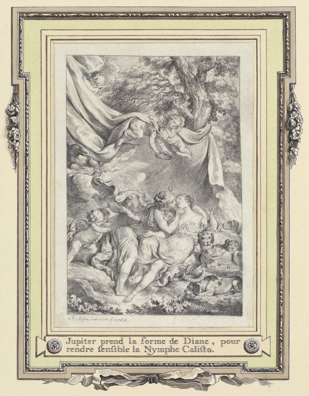 Giove e Callisto da Charles Eisen