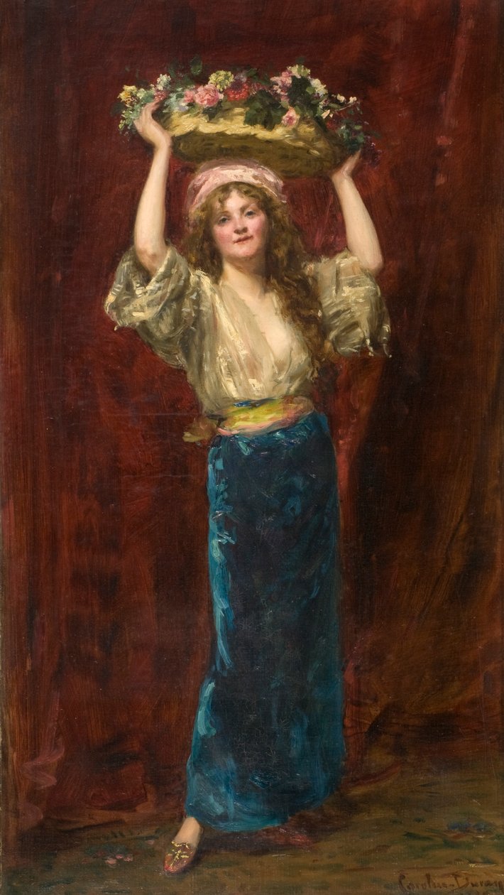 La fioraia da Charles Emile Auguste Carolus Duran