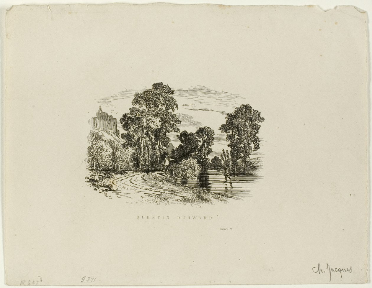 Un castello da Charles Emile Jacque