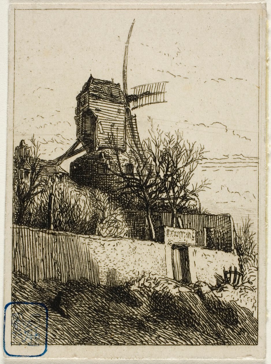 Piccolo Mulino a Montmartre da Charles Emile Jacque