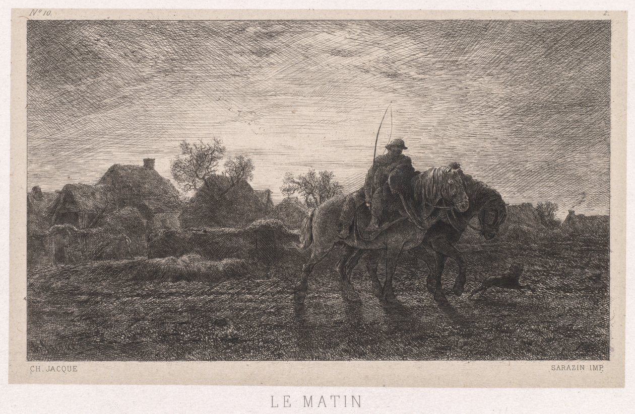Mattina da Charles Emile Jacque