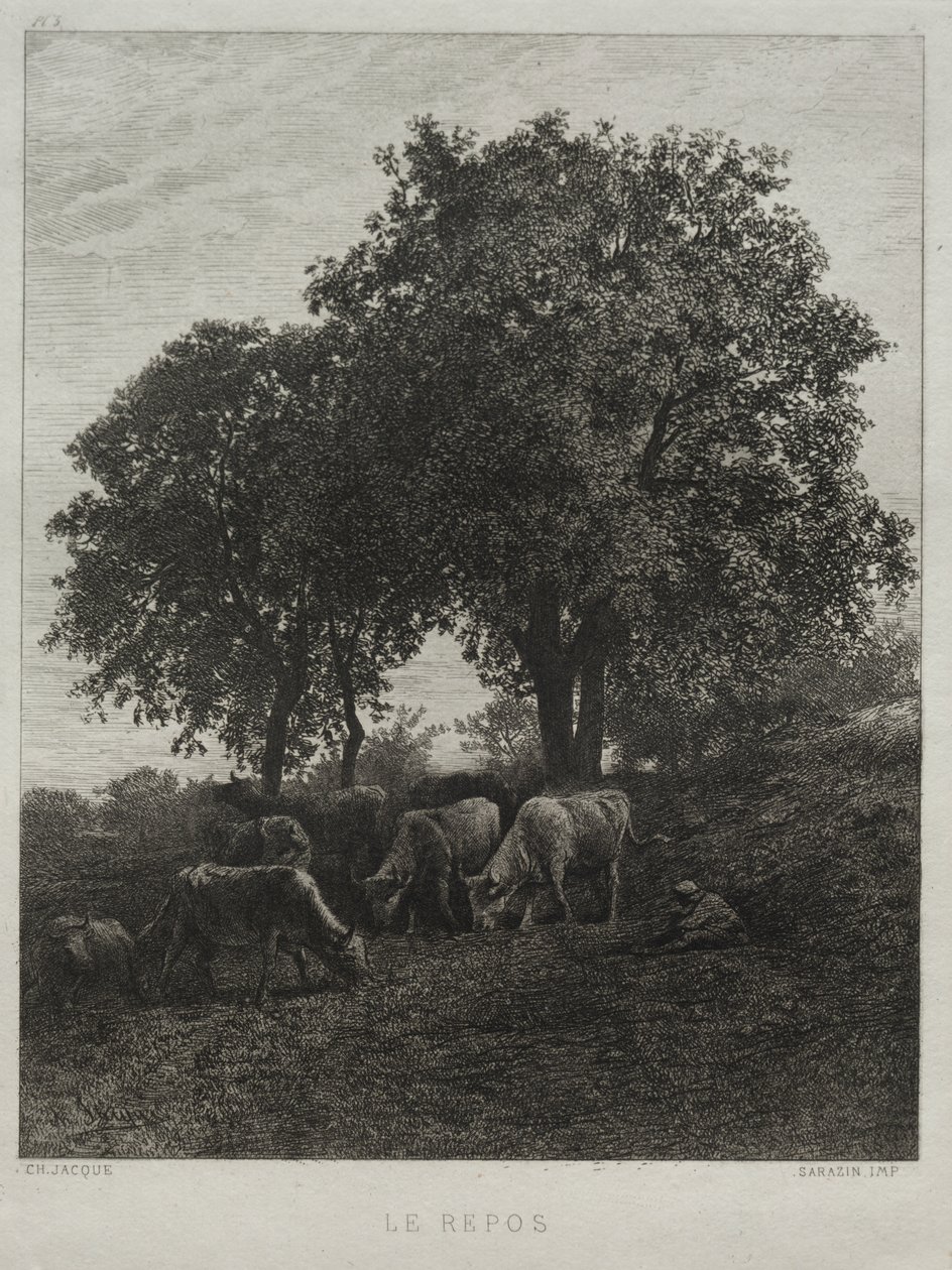 Riposo da Charles Emile Jacque