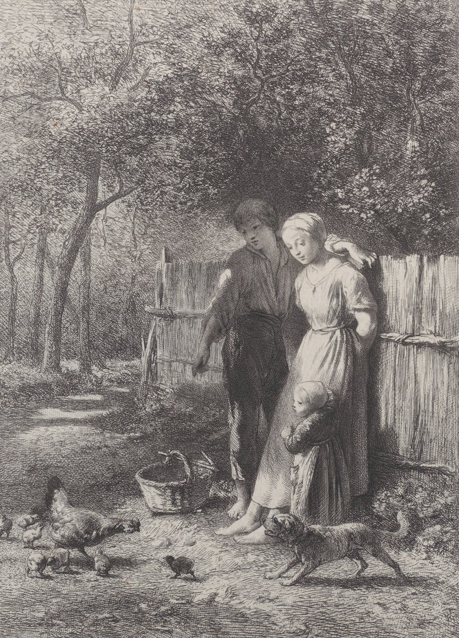 Primavera, 1864 da Charles Emile Jacque