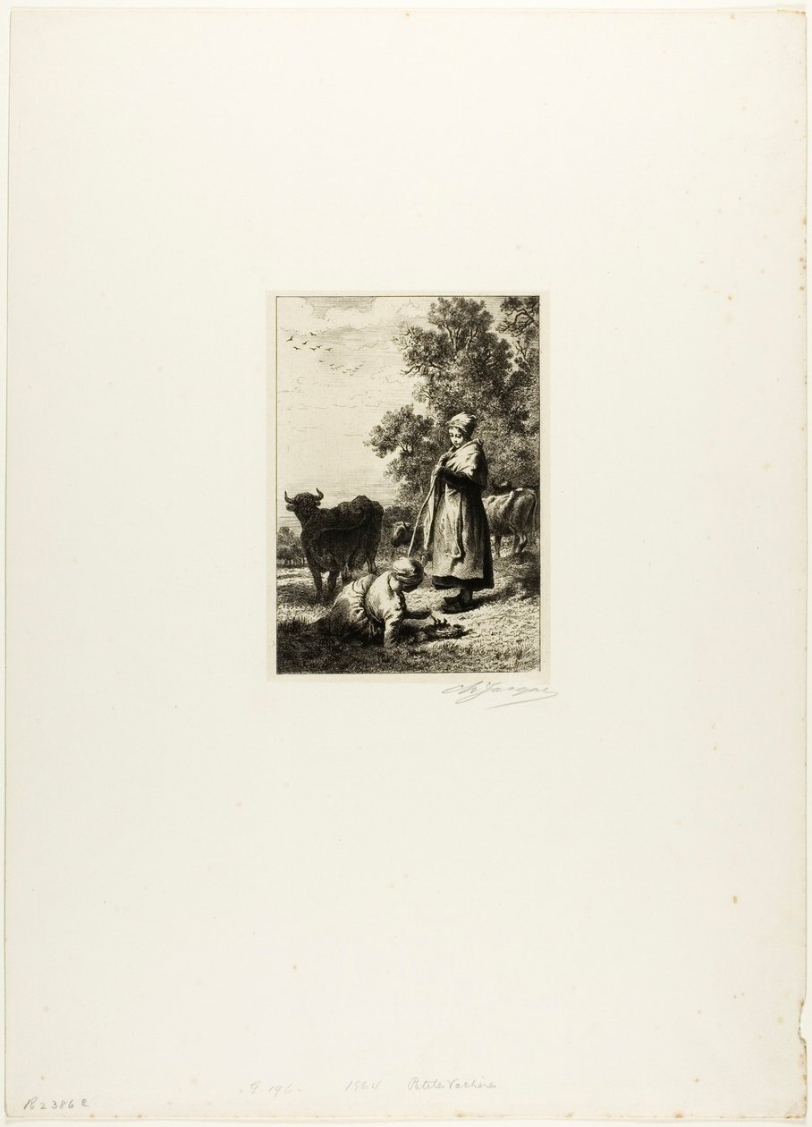 Giovani mandriani da Charles Emile Jacque