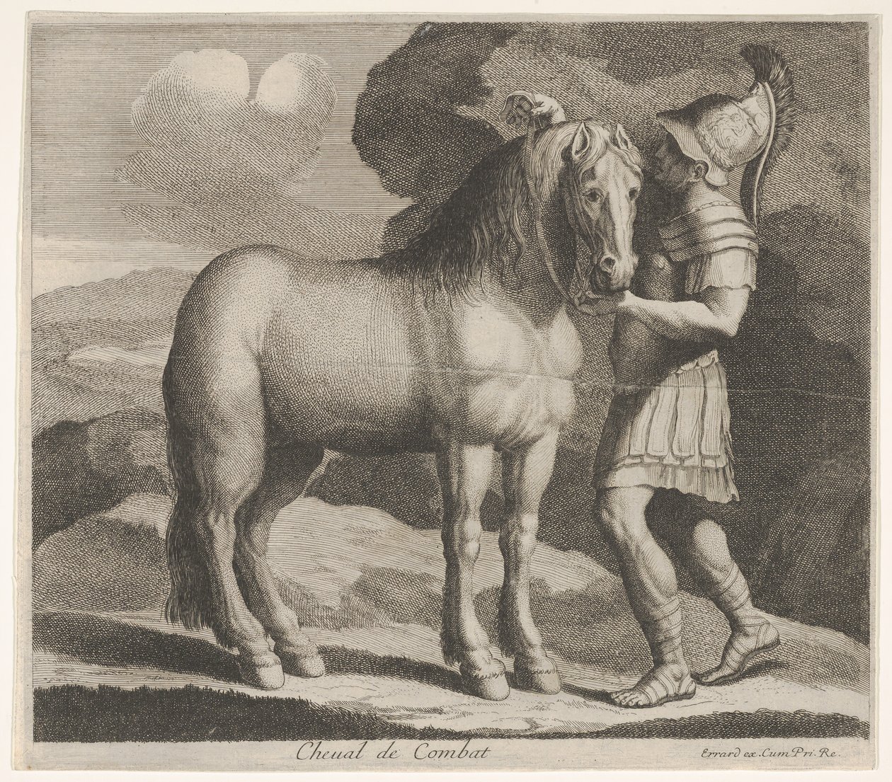 Cavallo da combattimento da Charles Errard le fils