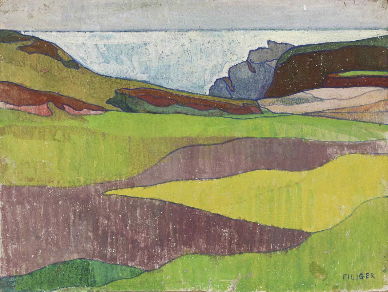 Paesaggio roccioso, Le Pouldu, ca 1891 da Charles Filiger