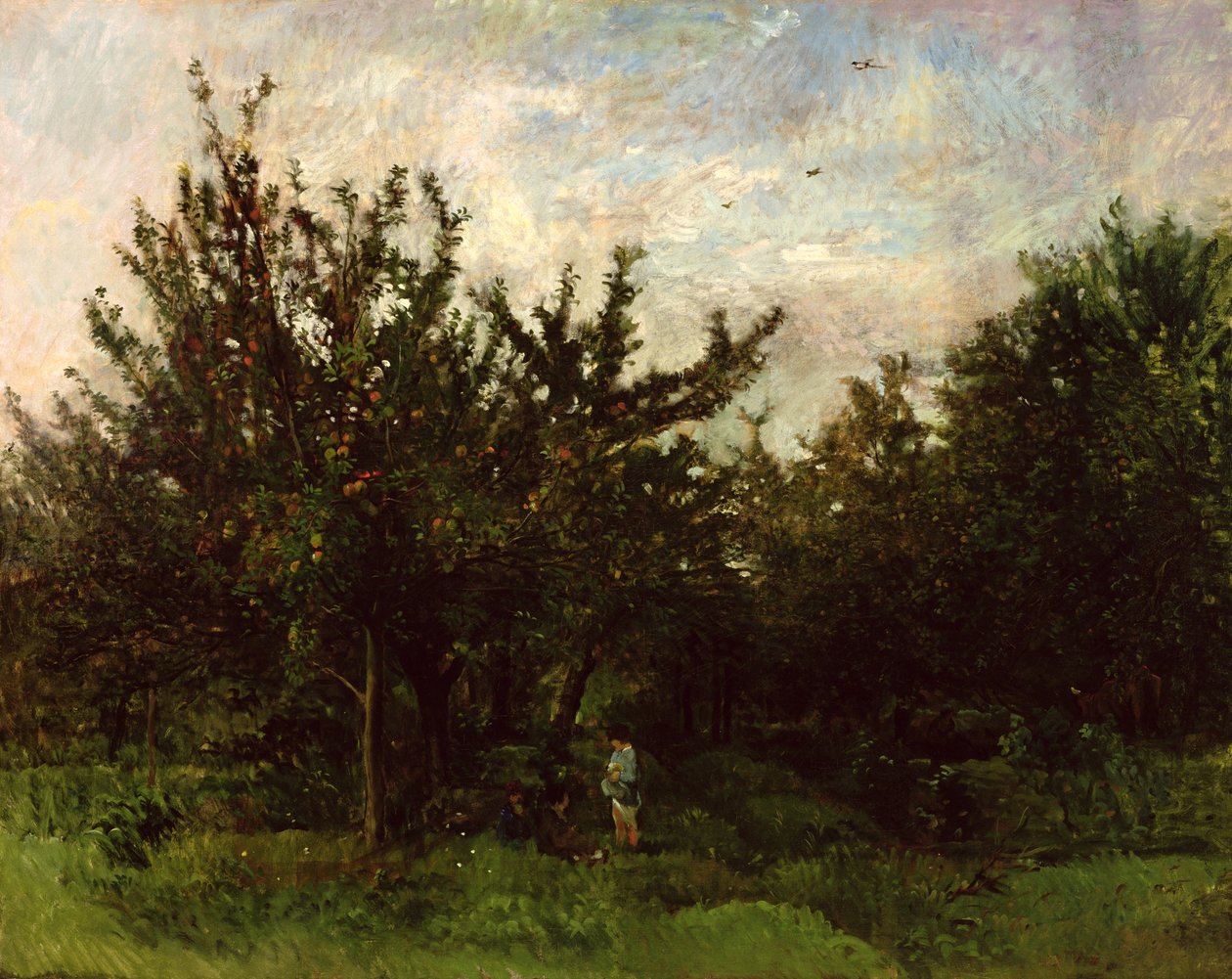 Un frutteto di mele da Charles Francois Daubigny