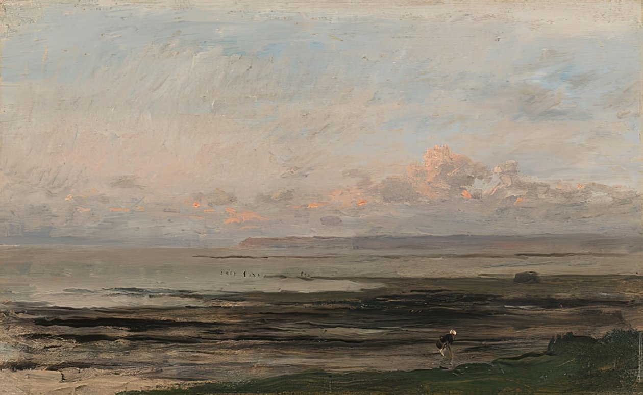 Il mare con la bassa marea da Charles Francois Daubigny