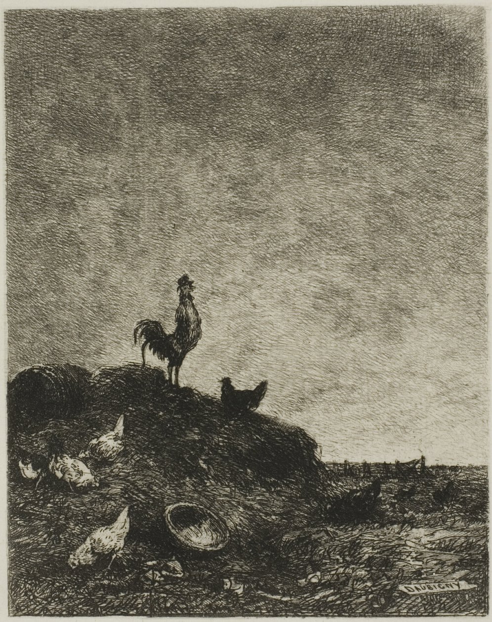 Alba (Il corvo del gallo) da Charles Francois Daubigny