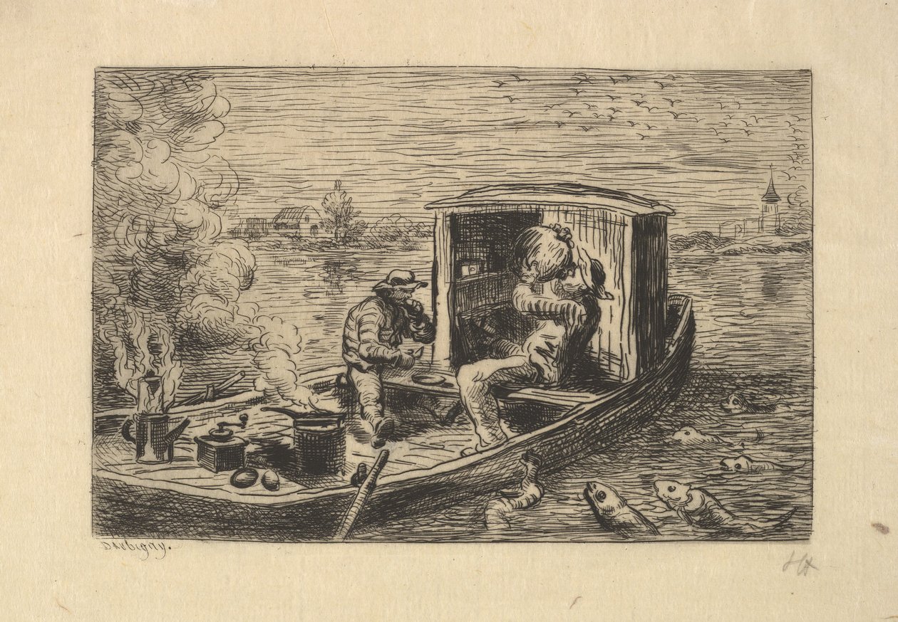 Divorando un Pasto da Charles Francois Daubigny