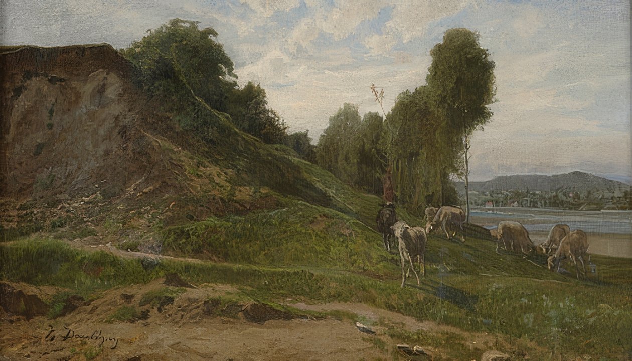 Paesaggio con pecore da Charles Francois Daubigny